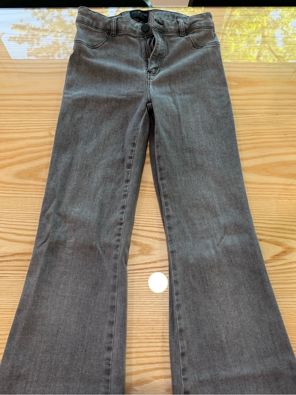 FITJEANS Women's Gray Flare Jeans